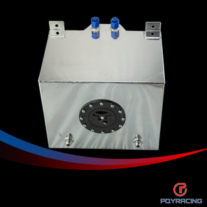 Universal Aluminum <b>Polished</b> Fuel Tank 30L Portable For <b>Car</b> Modification Retrofit Upgrade - Product Image 5