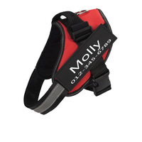 Harnais tactique de luxe pour chien, respirant, en polyester durable, sûr, haut de gamme, réfléchissant, gilet souple pour grands chiens