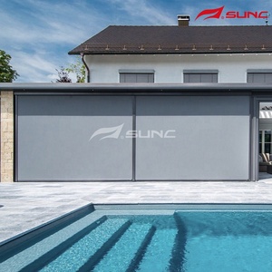 SUNC Ngoài Trời Dù Để Che Nắng Không Thấm Nước Windproof Sự Riêng Tư Có Thể Thu Vào Cơ Giới CuộN Xuống Patio Côn Trùng Gió Màn Hình - Product Image 5