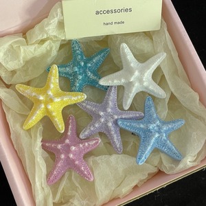 Barrettes pour cheveux à thème océanique, coquillages et étoiles de mer simulés, ornements capillaires pour les vacances à la plage, princesse sirène sexy - Product Image 5