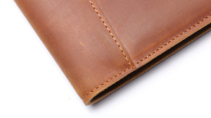 <span class=keywords><strong>Portafogli</strong></span> Lunghi in Vera Pelle <span class=keywords><strong>e</strong></span> Porta Carte Vintage per Uomo con Fodera in Tela - Product Image 2