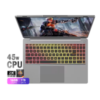 Desainer model DDR5 Gaming Ultra tipis 15.6 inci AMD Ryzen R9 6900HX RAM 32GB 2TB NVME SSD Windows11Pro WIFI 5G