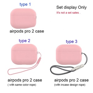 สำหรับ <span class=keywords><strong>airpods</strong></span> Pro <span class=keywords><strong>เคส</strong></span>ป้องกันพร้อมสายคล้อง<span class=keywords><strong>เคส</strong></span>ซิลิโคนนิ่มเคสหูฟังไร้สายสำหรับ <span class=keywords><strong>airpods</strong></span> Pro 2 - Product Image 6