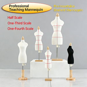 Maniquí de Mujer <span class=keywords><strong>a</strong></span> <span class=keywords><strong>Escala</strong></span> 1/2, 1/3 o 1/4, Torso de Maniquí Femenino en Miniatura, Modelo de Medio Cuerpo, Maniquí de Bebé - Product Image 1
