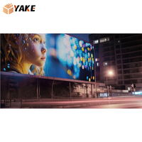 Yake Panneau publicitaire vidéo LED géant extérieur de haute qualité P4 P5 P6 P8 P10 Écran d'affichage LED 3D à œil nu avec conception d'angle
