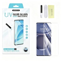 Protection d'écran en verre trempé UV incurvé pour téléphone vivo V29 Lite V30 V30 Pro V30E V40 V40 PRO avec outil d'installation facile