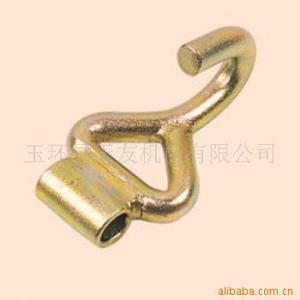 Single J Hook Metal Slip Hook A3001-1T Galvanized Iron For Car Use - Product Image 1