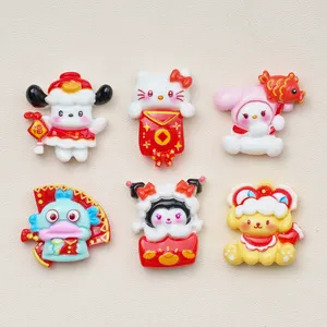 Penjualan laris Aksesori pesona resin sanrio kartun kartun flatback untuk casing ponsel DIY dekorasi pesta pembuat liontin gantungan kunci