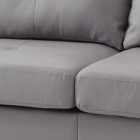 Home Trend Muebles importados China 2 Plazas Lino Tela gris Sofá Silla Tufted Sofá Habitación Set para dormitorio Sala de estar Oficina