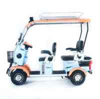MINIBUS 2024 Nouveau Design 4+2 Places Bus de Tourisme Voiturette de Golf Électrique