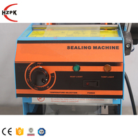 HZPK Petite Machine de Scellage de Gobelets pour Eau, Jus, Yaourt Liquide – Scelleuse Semi-Automatique pour Équipement de Boutique de Bubble Tea