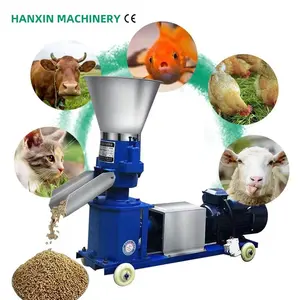 Machine à granuler pour paille de ferme petit moulin à granulés d'aliments pour animaux/petite machine à granuler pour nourriture pour oiseaux
