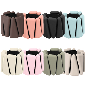 Skycolor Gym Fitness <b>Free</b> <b>Weights</b> Accessories Pink Ankle <b>Weights</b> Silicone Iron Bar Wrist Weighted Bangle Yoga Pilates Studio - Product Image 6