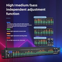 Ecualizador Gráfico Profesional EQ31SUB de 31 Bandas Equipo de Sonido con Salida Independiente para Subwoofer, Bluetooth