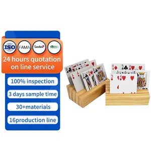 Factory wholesale solid wood card holders are suitable for playing cards, and natural logs are durable