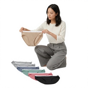 Braguitas de Algodón Acanalado para Mujer al por Mayor, OEM, Logotipo Personalizado, Transpirables, Sólidas, Ropa Interior Diaria, Exportación Directa de Fábrica a Granel - Product Image 5