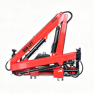 Grue articulée sur camion de 2 tonnes, 2000 kg, 9,3 m, grue de chargement pliable, grue hydraulique articulée à vendre - Product Image 1