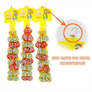 Fabricación de fábrica 35G Bolsa de malla de polvo sólido circular de <span class=keywords><strong>chocolate</strong></span> agridulce en forma de fútbol Varias bolas Caramelo adicional - Product Image 4