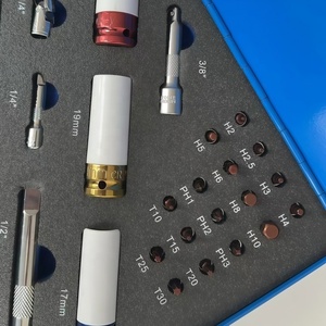 32-piece Adjustable Torque High-precision 1/4 "5-25N.m &amp; 3/8" 5-60N.m &amp; 1/2 "28-210N.m Flat <strong>Tube</strong> Torque <strong>Wrench</strong> <strong>Set</strong> - Product Image 2