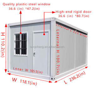 Casas Contenedor de Acero Desmontables y Expandibles Resistentes a Huracanes, de Bajo Precio, 3 Dormitorios, Prefabricadas, Modulares, Móviles, con <span class=keywords><strong>Cocina</strong></span> - Product Image 2