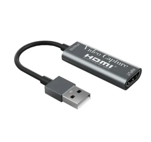 Карта видеозахвата, удобная компактная карта захвата видео с HDMI на USB 2020, карта захвата игр, HD-камера, запись живых трансляций, новинка 2,0