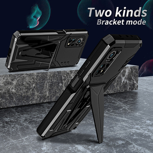 Coque de téléphone Xiaomi coupe-choc, étui de luxe en TPU souple avec support pour mobile, PC dur, 10Pro/10T/10T <span class=keywords><strong>Pro</strong></span> - Product Image 4