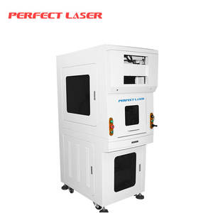 Machine de marquage laser Perfect Laser 20W pulsée pour bijoux en or et argent, découpe et gravure avec cabinet entièrement fermé, prix abordable - Product Image 1