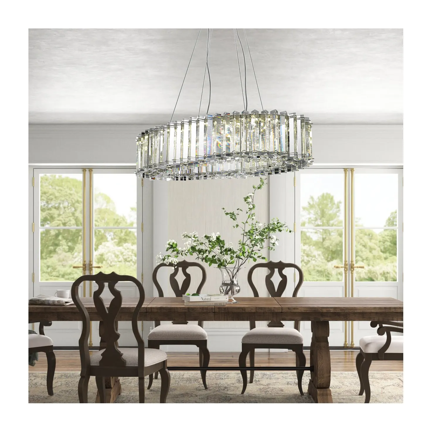 WEIYI dining table restoration transitional wedding chandelier rennes chandelier & pendant light