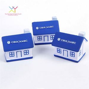 Stress <b>Ball</b> House Shaped Stress <b>Squeeze</b> <b>Ball</b> Promotional PU Foam Customized Custom Soft Toy Unisex Sports Toy 500 Pieces - Product Image 3