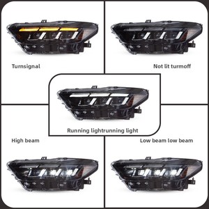 For 2015-2017 LED Three-Lens Headlight Assembly Modification 12V 35W LED Technology Brighter Longer-lasting <b>Illumination</b> Compare - Product Image 5