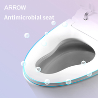 Toilette intelligente de marque ARROW, chasse d'eau automatique par capteur, toilette sanitaire de salle de bain, WC monobloc, cuvette de toilette automatique intelligente