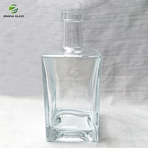 Botella <span class=keywords><strong>de</strong></span> Licor Cuadrada <span class=keywords><strong>de</strong></span> Diseño Clásico, Material Seguro para Alimentos, Base Estable, Botella <span class=keywords><strong>de</strong></span> Vidrio Ideal para Brandy, Whisky y <span class=keywords><strong>Vodka</strong></span> - Product Image 5