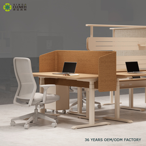 Modern <b>Simple</b> Design Staff Height Adjustable Modular Computer Workstation for Smal Commercial Use - Product Image 2
