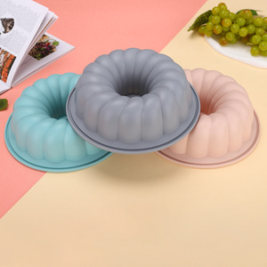 Moule à gâteau rond en silicone écologique de haute qualité, vente en gros, pour ustensiles de cuisine, HS-898, marque HongSen - Product Image 3