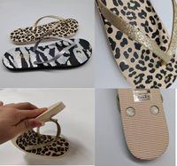Sandales de plage et d'intérieur Bosirui personnalisées pour femmes, motif léopard, respirantes et confortables, pour le printemps et l'été