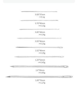 Agujas <span class=keywords><strong>de</strong></span> Coser Metálicas Resistentes al por Mayor para Coser a Mano, Reparar Cuero, Tapicería, Alfombras y Lona - Product Image 6