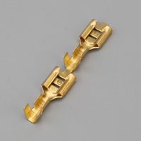 Connecteur à ressort à grand diamètre 6,3 mm 42660-1 Bornes à sertir Modèle DJ622-6,3 pour fils électriques de haut-parleurs de voiture Série 250