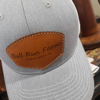 Özel Logo deri yama Vintage 6 Panel düz Bill Mesh erkekler sörf spor Gorros kamyon şoförü Snapback beyzbol şapkası kap
