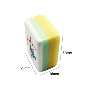 Envío Rápido, Juego de Mahjong Americano Personalizado de Lujo, Mini Set de Viaje, Fichas de Acrílico con Diseño de Leopardo, Portátil, Entretenimiento - Product Image 6