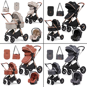 Coches para Bebés. Cochecito de Lujo 4 en 1 Plegable, Cochecito 3 en 1 con Silla de Auto - Product Image 3