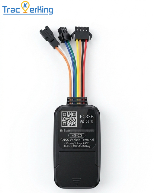 Multi-functional GPS Tracker with SOS Button and Microphone Monitoring Support 8 Line GPS Tracker EC33B