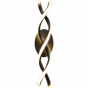 Bắc Âu thời trang phòng khách nền tường đèn đa chức năng phòng ngủ cạnh giường ngủ dẫn đèn tường Nhôm vàng đen - Product Image 6