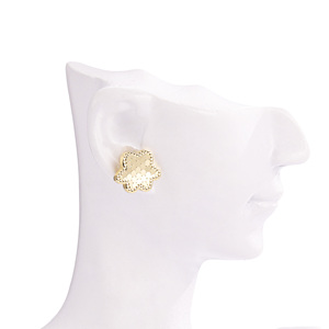 Женские серьги-гвоздики из латуни - Product Image 5