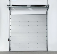 Porte verticale isolée en acier galvanisé pour entrepôt, usine, entrepôt frigorifique et garage