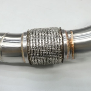 Tuyau d'échappement en acier inoxydable 304 à 200 cellules, 1,5 mm, avec bouclier thermique pour M3 M4 G80 G82, avec garantie EPA de 5 ans - Product Image 3