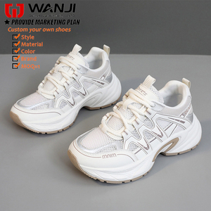 Nuevo Estilo Primavera 2025 <span class=keywords><strong>Zapatillas</strong></span> Deportivas Personalizadas de Cuero Cómodas de Horma Ancha para <span class=keywords><strong>Mujer</strong></span> - Product Image 5