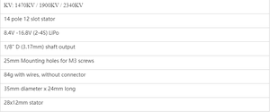 RhinoCrawler RM-S12 1470/1900/2340KV RC 자동차용 브러시리스 모터 - Product Image 6