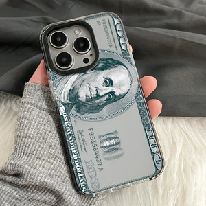 Vendita calda nuova valuta creativa custodia per telefono con stampa dollaro per <span class=keywords><strong>iPhone</strong></span> 16 soldi in contanti custodia trasparente per <span class=keywords><strong>iPhone</strong></span> 15 14 13 12 <span class=keywords><strong>11</strong></span> - Product Image 3