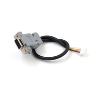 Personalizado 4 Pin Jst Xh 2,54 a DB9 Hembra RS232 Serial Leadshine Servo Drive Encoder Cable Conector