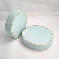 Boîte à donuts et macarons ronde élégante en carton personnalisée avec insert